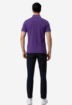Load image into Gallery viewer, Men Silk Cotton Slim Fit Polo
