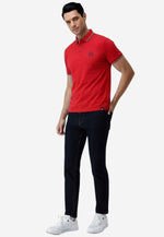 将图片加载到图库查看器，Men Silk Cotton Slim Fit Polo
