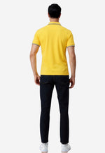 将图片加载到图库查看器，Men Silk Cotton Slim Fit Polo
