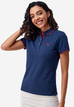 Lade das Bild in den Galerie-Viewer, Bellemere Women's Sporty Cotton Polo
