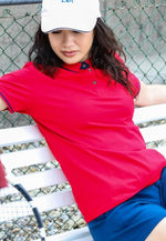 将图片加载到图库查看器，Bellemere Women&#39;s Sporty Cotton Polo
