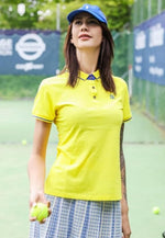 将图片加载到图库查看器，Bellemere Women&#39;s Sporty Cotton Polo
