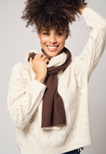 Carica l'immagine nel visualizzatore di Gallery, Colorblock Cashmere Scarf - Unisex
