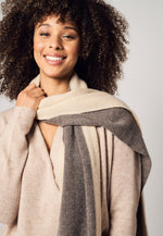 Lade das Bild in den Galerie-Viewer, Colorblock Cashmere Scarf - Unisex
