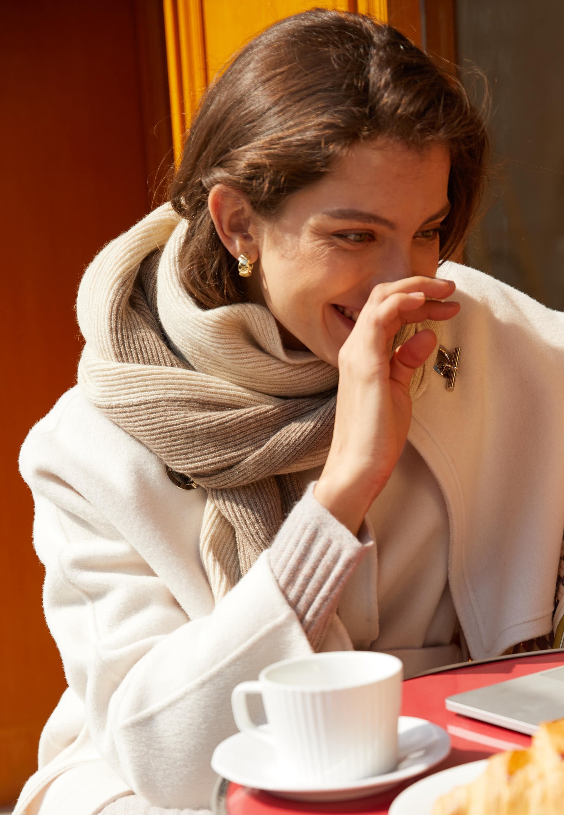 Colorblock Cashmere Scarf - Unisex