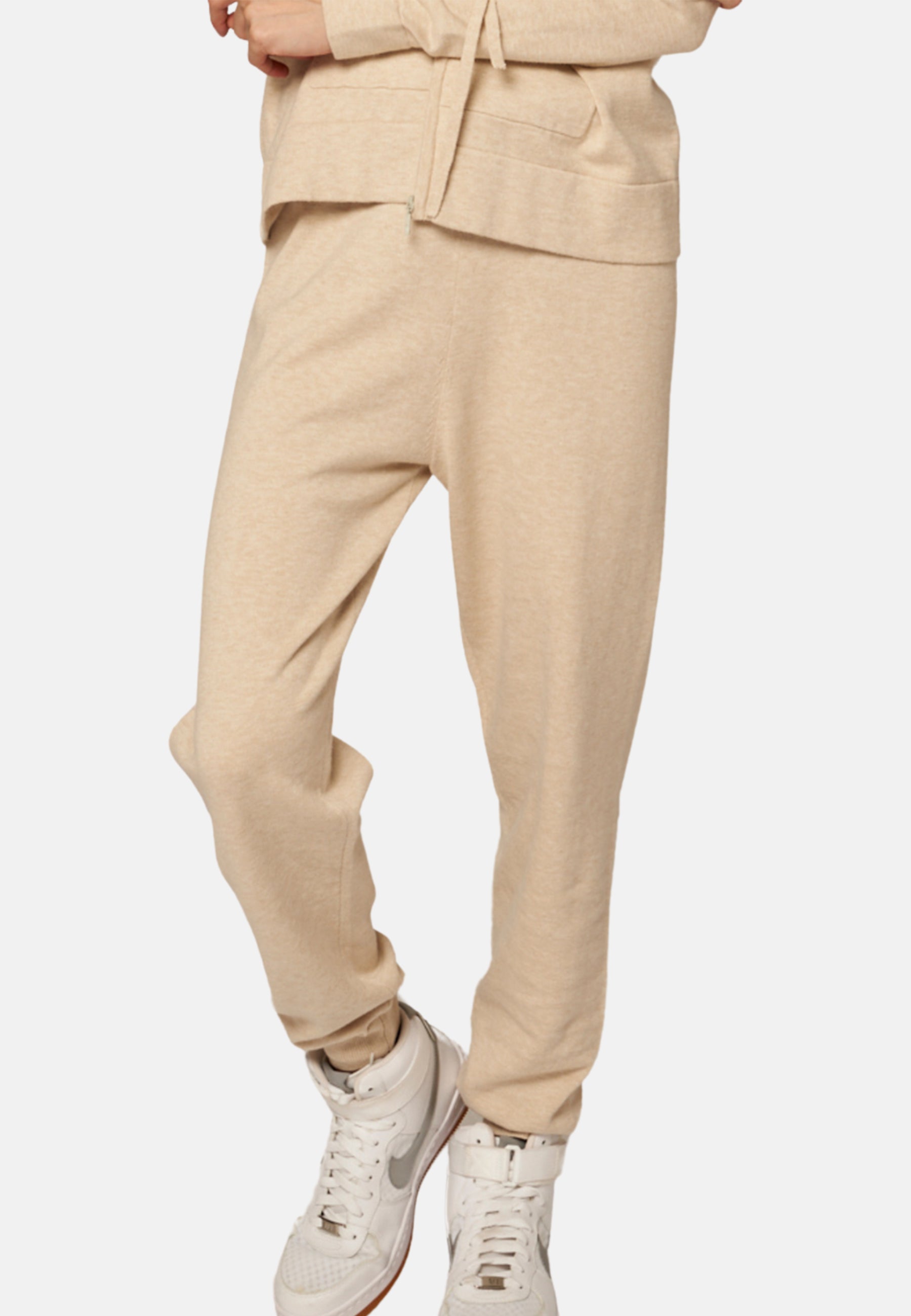 Sporty Cotton Cashmere Joggers