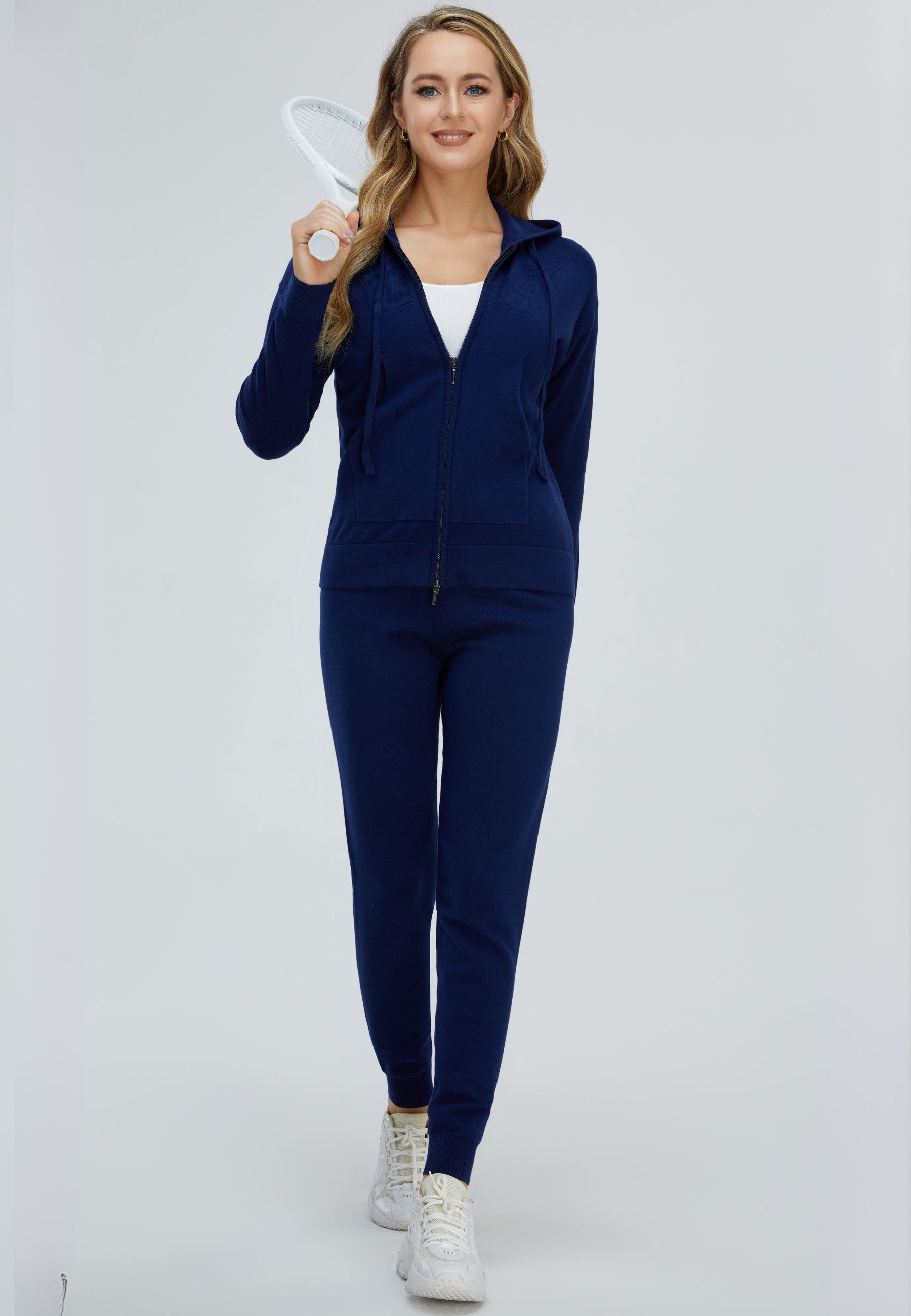 Sporty Cotton Cashmere Joggers