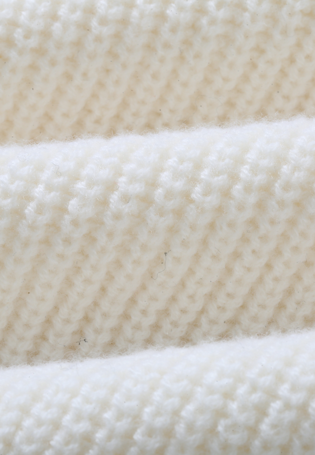 White Ribbed