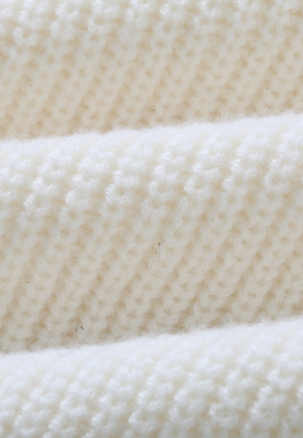 White Ribbed