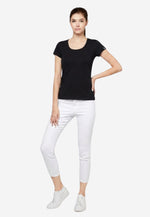 Load image into Gallery viewer, Posh Women's Cotton U Sharp Slim Fit T-Shirt (135g)
