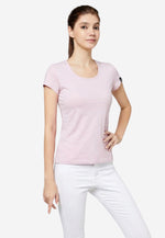 Load image into Gallery viewer, Posh Women's Cotton U Sharp Slim Fit T-Shirt (135g)
