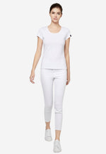Load image into Gallery viewer, Posh Women's Cotton U Sharp Slim Fit T-Shirt (135g)

