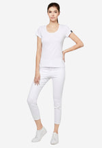 Load image into Gallery viewer, Posh Women's Cotton U Sharp Slim Fit T-Shirt (135g)
