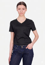 Charger l'image dans la galerie, Grand V-Neck Cotton Slim Fit T-Shirt (160g)
