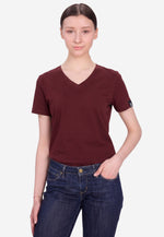 Charger l'image dans la galerie, Grand V-Neck Cotton Slim Fit T-Shirt (160g)
