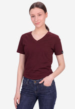 Charger l'image dans la galerie, Grand V-Neck Cotton Slim Fit T-Shirt (160g)
