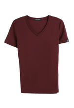 Charger l'image dans la galerie, Grand V-Neck Cotton Slim Fit T-Shirt (160g)
