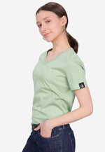 Charger l'image dans la galerie, Grand V-Neck Cotton Slim Fit T-Shirt (160g)
