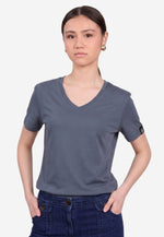 Charger l'image dans la galerie, Grand V-Neck Cotton Slim Fit T-Shirt (160g)
