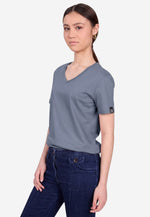 Charger l'image dans la galerie, Grand V-Neck Cotton Slim Fit T-Shirt (160g)

