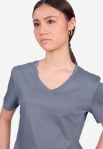 Charger l'image dans la galerie, Grand V-Neck Cotton Slim Fit T-Shirt (160g)
