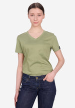 Charger l'image dans la galerie, Grand V-Neck Cotton Slim Fit T-Shirt (160g)
