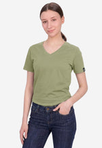 Charger l'image dans la galerie, Grand V-Neck Cotton Slim Fit T-Shirt (160g)
