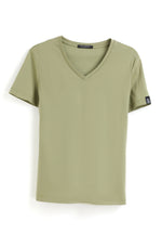 Charger l'image dans la galerie, Grand V-Neck Cotton Slim Fit T-Shirt (160g)
