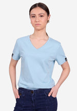 Charger l'image dans la galerie, Grand V-Neck Cotton Slim Fit T-Shirt (160g)

