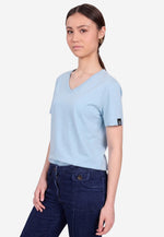 Charger l'image dans la galerie, Grand V-Neck Cotton Slim Fit T-Shirt (160g)

