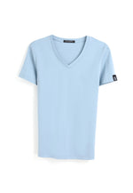 Charger l'image dans la galerie, Grand V-Neck Cotton Slim Fit T-Shirt (160g)
