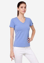 Charger l'image dans la galerie, Grand V-Neck Cotton Slim Fit T-Shirt (160g)
