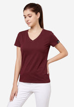Charger l'image dans la galerie, Grand V-Neck Cotton Slim Fit T-Shirt (160g)
