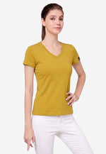 Charger l'image dans la galerie, Grand V-Neck Cotton Slim Fit T-Shirt (160g)
