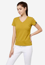 Charger l'image dans la galerie, Grand V-Neck Cotton Slim Fit T-Shirt (160g)
