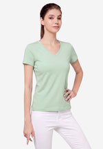 Charger l'image dans la galerie, Grand V-Neck Cotton Slim Fit T-Shirt (160g)
