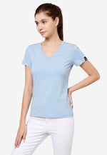 Charger l'image dans la galerie, Grand V-Neck Cotton Slim Fit T-Shirt (160g)
