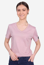 Charger l'image dans la galerie, Grand V-Neck Cotton Slim Fit T-Shirt (160g)

