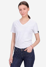 Charger l'image dans la galerie, Grand V-Neck Cotton Slim Fit T-Shirt (160g)
