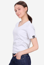 Charger l'image dans la galerie, Grand V-Neck Cotton Slim Fit T-Shirt (160g)
