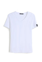 Charger l'image dans la galerie, Grand V-Neck Cotton Slim Fit T-Shirt (160g)
