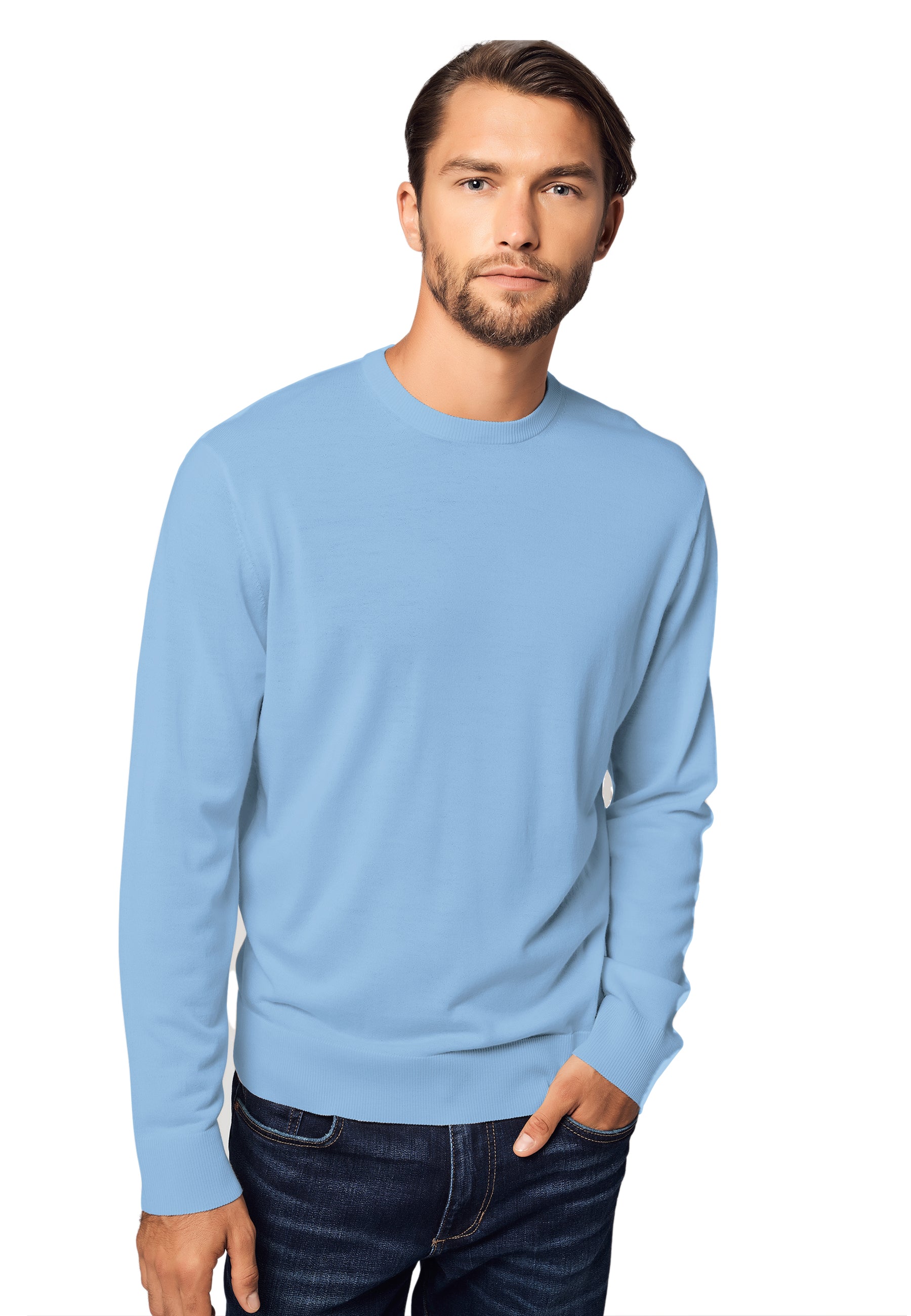 Pure Crew Neck Merino Sweater