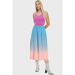 Load image into Gallery viewer, Women&#39;s Merino Gradient Pleated Skirt
