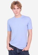 Cargar imagen en el visor de la galería, Classic Crew Neck Cotton Cashmere T-Shirt
