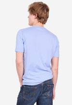 Cargar imagen en el visor de la galería, Classic Crew Neck Cotton Cashmere T-Shirt
