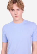 Cargar imagen en el visor de la galería, Classic Crew Neck Cotton Cashmere T-Shirt
