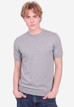 Load image into Gallery viewer, Classic Crew Neck Cotton Cashmere T-Shirt
