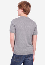 Load image into Gallery viewer, Classic Crew Neck Cotton Cashmere T-Shirt
