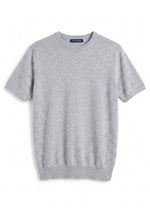 Cargar imagen en el visor de la galería, Classic Crew Neck Cotton Cashmere T-Shirt
