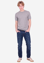 Load image into Gallery viewer, Classic Crew Neck Cotton Cashmere T-Shirt
